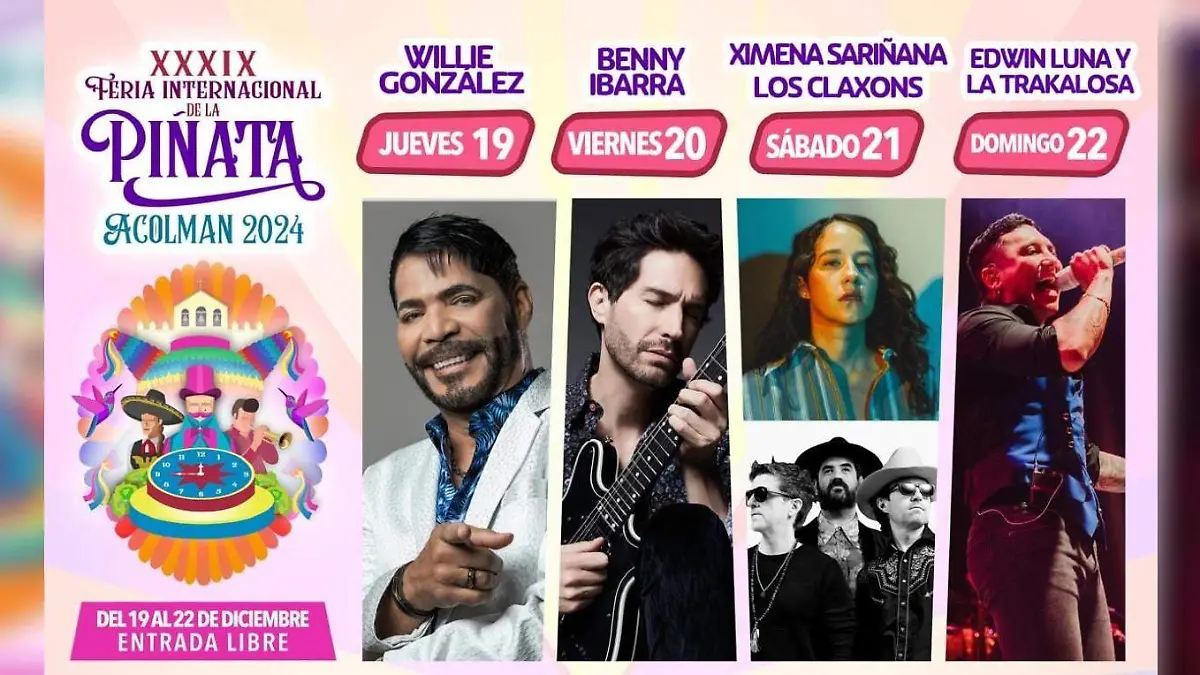 Feria Internacional de la Piñata en Acolman 2024 artistas